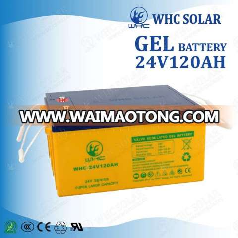 120ah Solar Energy Electricity Storage 24V Battery with Long Life